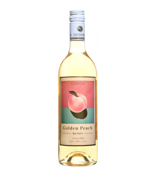 Godori Peach Sweet Wine 고도리 복숭아 와인 韓國桃酒