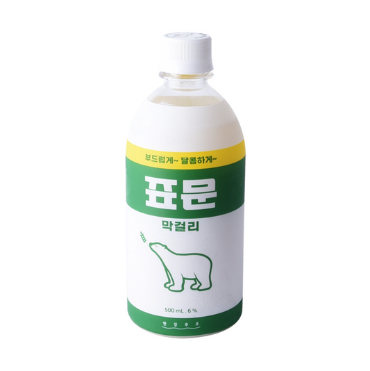 Gompyo Bear Makgeolli 곰표x표문 막걸리 熊表 韓國生米酒