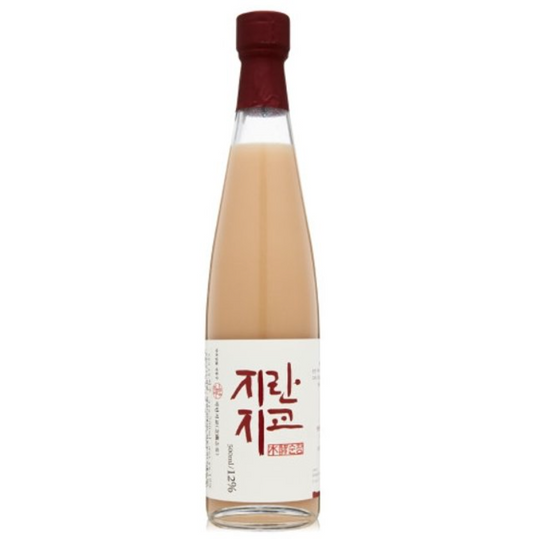 JiranJigyo Fig Ricewine 지란지교 무화과 막걸리 芝蘭之交 韓國無花果米酒